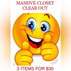 OVER 60 ITEMS ARE PART OF 3/$30 SALE